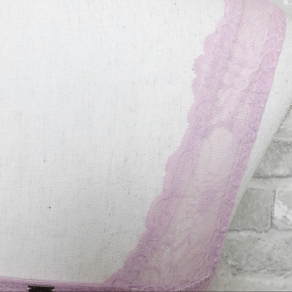 PINK VICTORIA'S SECRET Lilac Lace Bralette - Picture 11 of 16